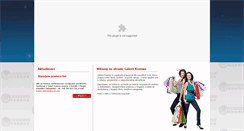 Desktop Screenshot of galeria-kosmos.pl